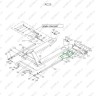 Рычаг силового блока для гидравлических тележек DF25