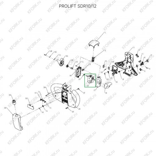 Потенциометр для самоходных штабелеров SDR-S/SDR/SDK