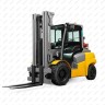 Вилочный автопогрузчик газ/бензин Jungheinrich TFG540 4 тонны