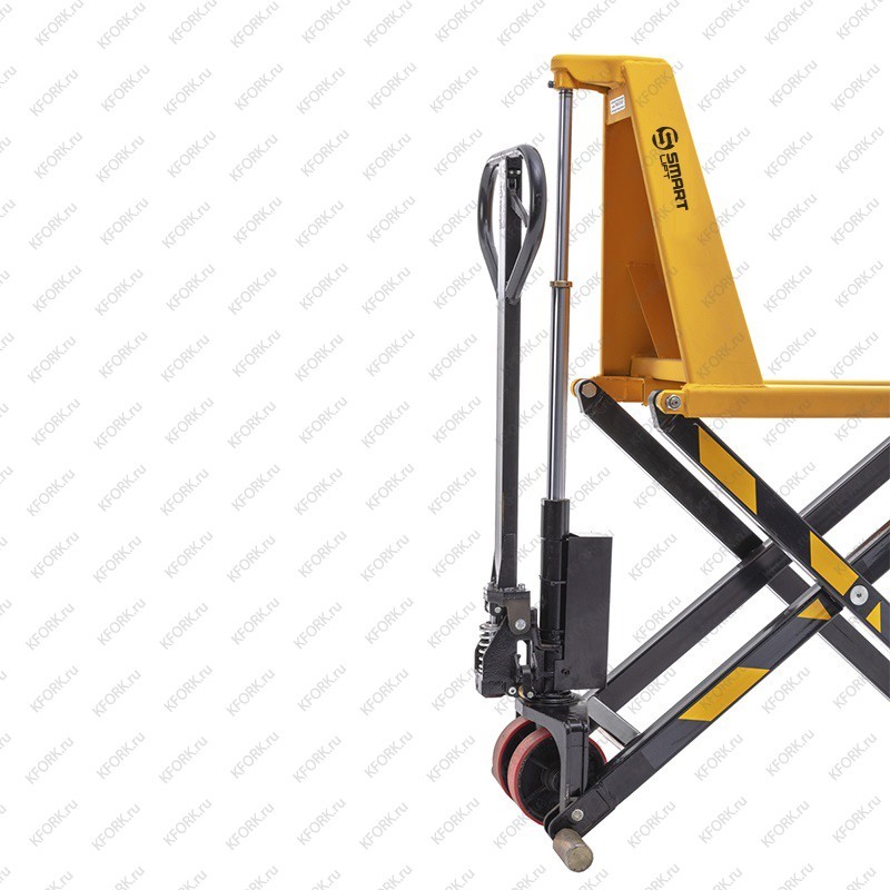 Гидравлическая тележка (рохля) SMARTLIFT SD-HL HLT15 1500 кг 1150x550 мм, высокоподъемная 800 мм