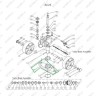 Опорная площадка гидроузла гидравлических тележек DF25