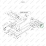 Соединительная пластина подвильных роликов JC20